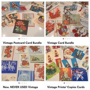 Vintage Christmas Card Bundle